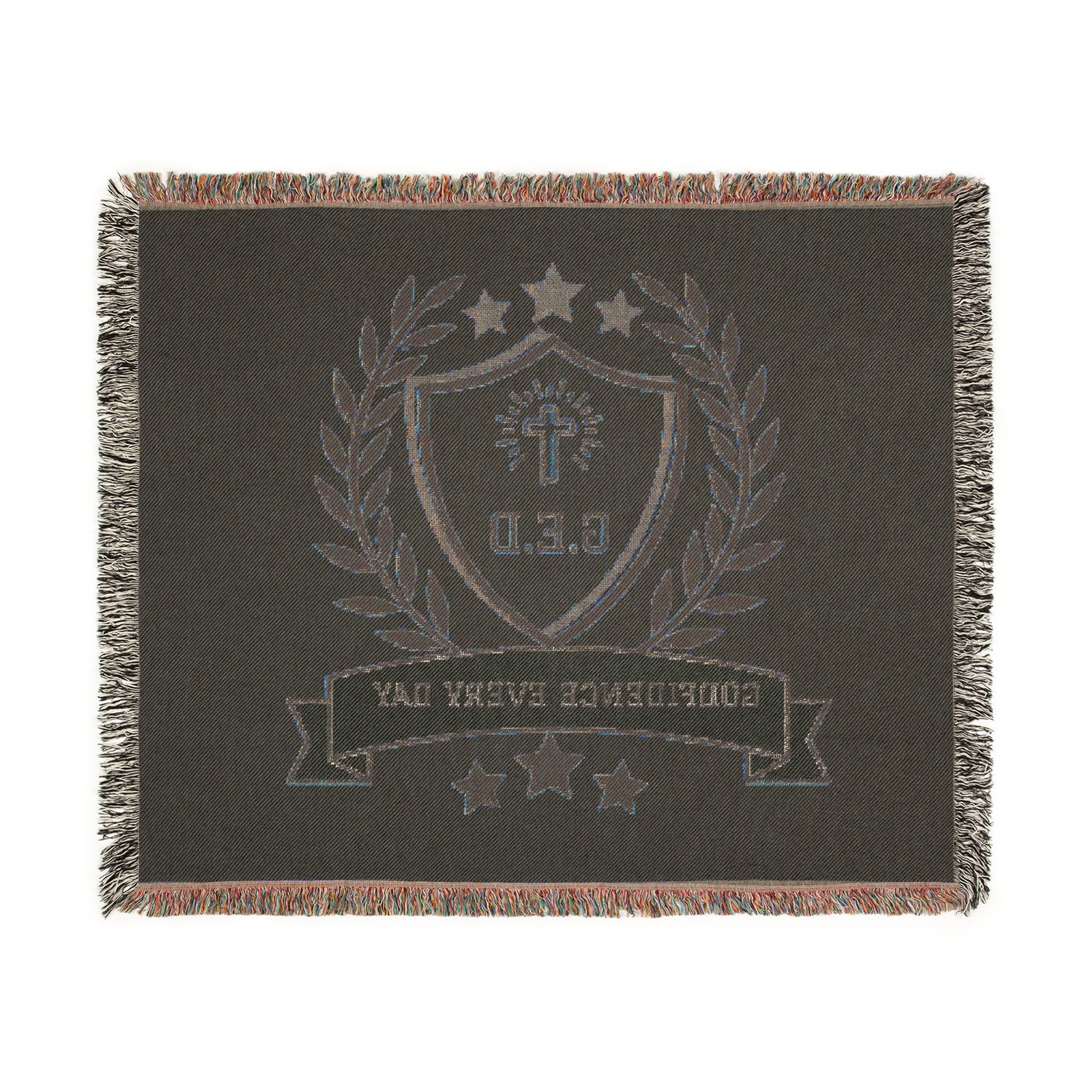 G.E.D. Logo Woven Blanket - Godfidence Every Day G.E.D. Brand