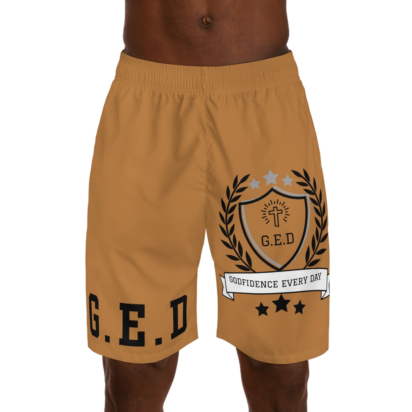 Godfidence Every Day G.E.D Brand Men's Jogger Shorts - Godfidence Every Day G.E.D. Brand
