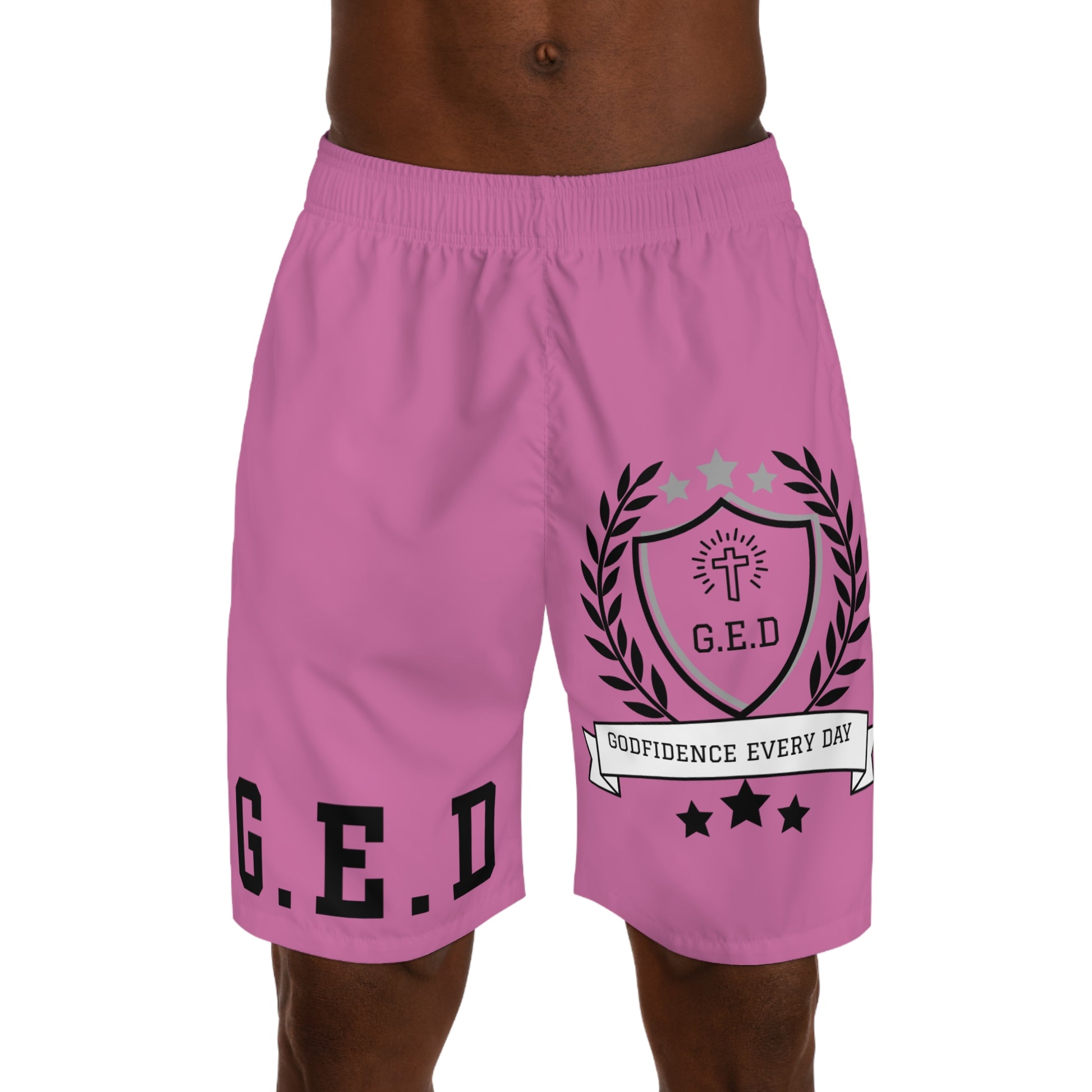 Godfidence Every Day G.E.D Brand Men's Jogger Shorts - Godfidence Every Day G.E.D. Brand