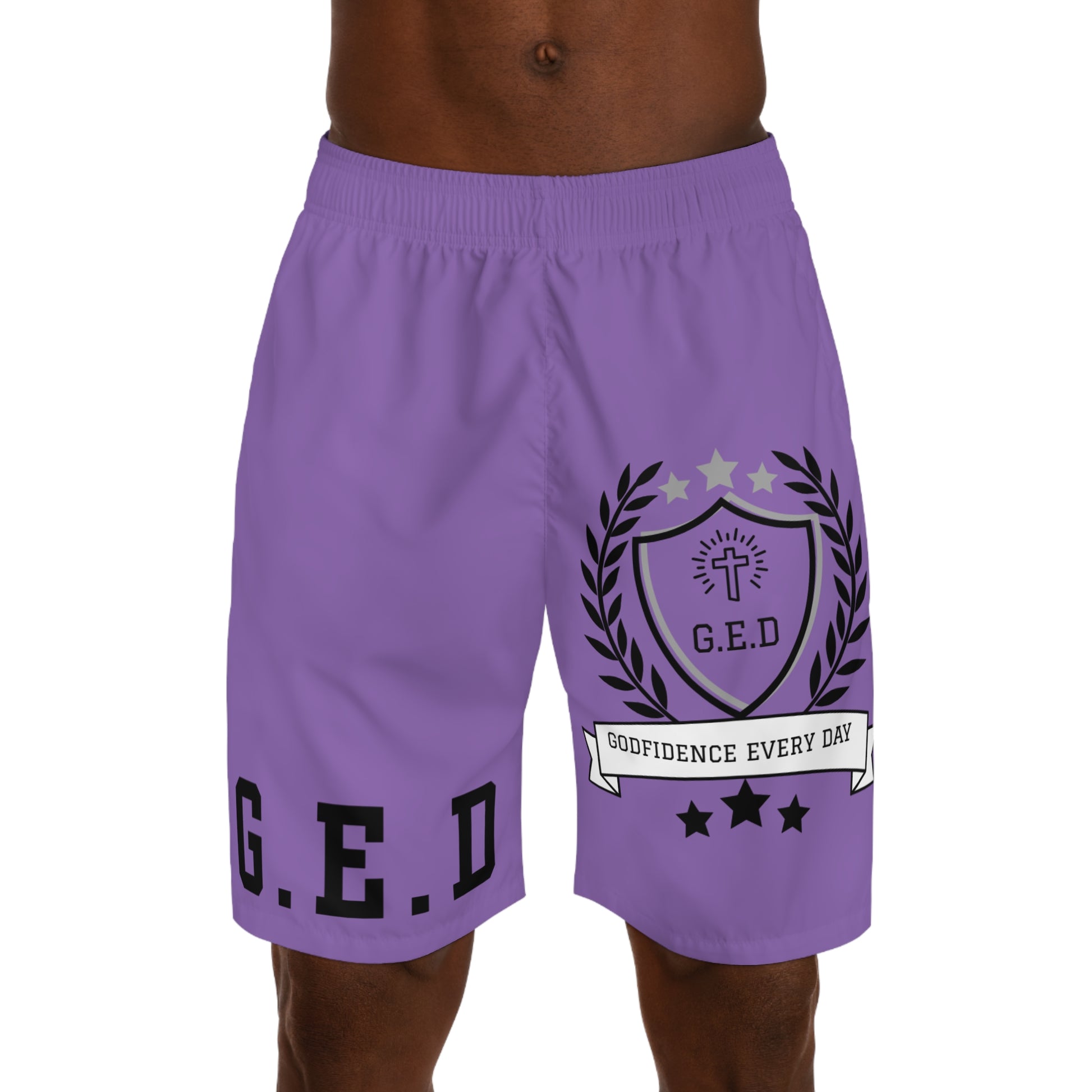 Godfidence Every Day G.E.D Brand Men's Jogger Shorts - Godfidence Every Day G.E.D. Brand