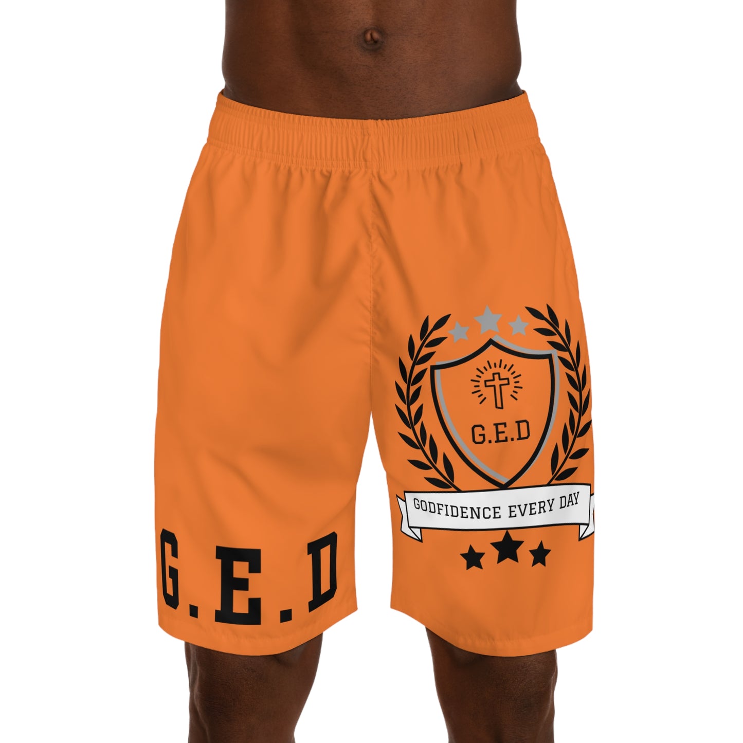 Godfidence Every Day G.E.D Brand Men's Jogger Shorts - Godfidence Every Day G.E.D. Brand