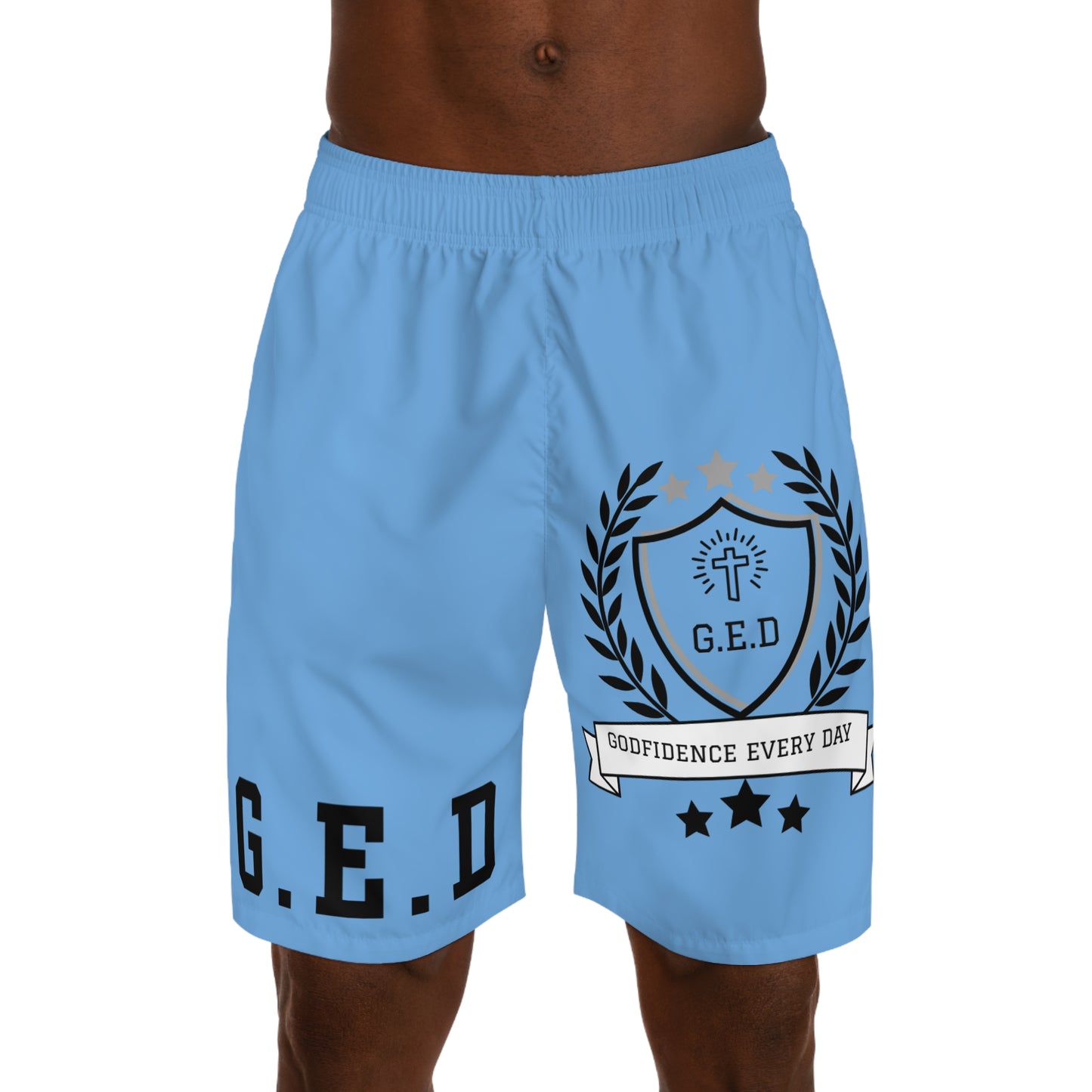 Godfidence Every Day G.E.D Brand Men's Jogger Shorts - Godfidence Every Day G.E.D. Brand