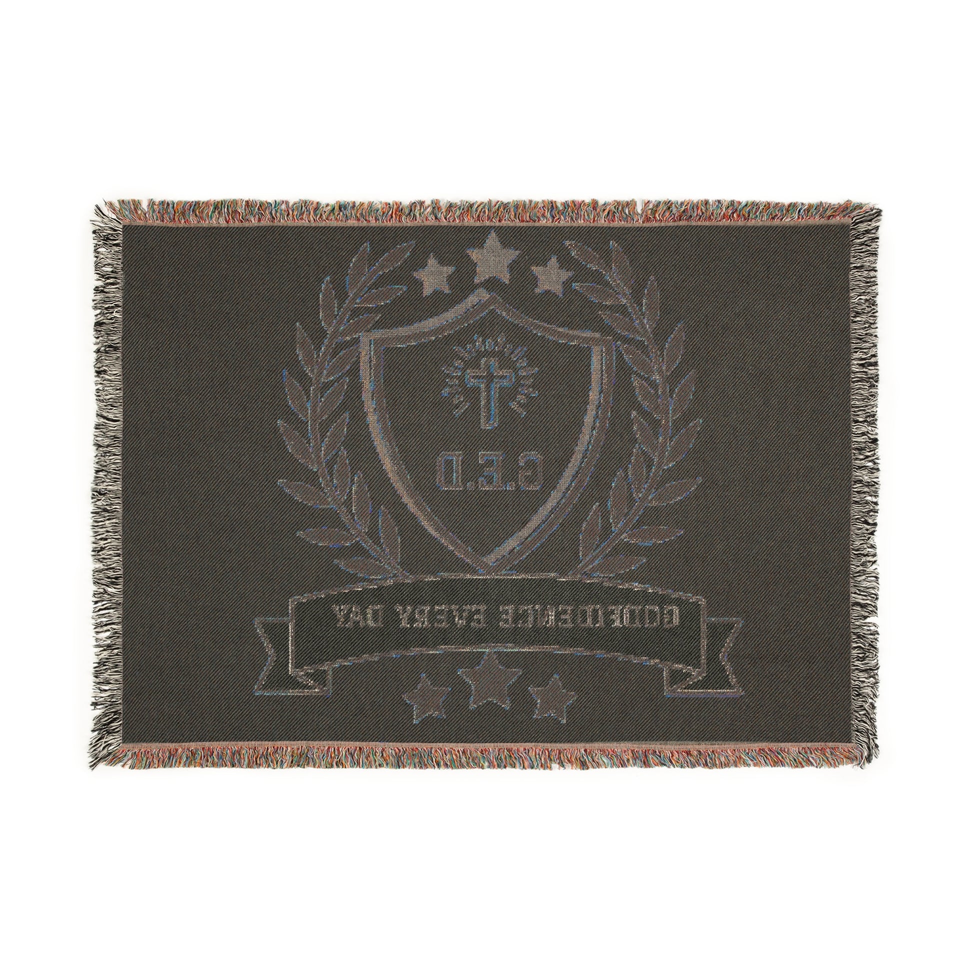 G.E.D. Logo Woven Blanket - Godfidence Every Day G.E.D. Brand