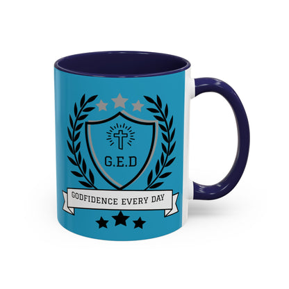 Godfidence Every Day G.E.D Ceramic Mug - Godfidence Every Day G.E.D. Brand