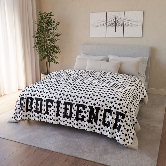 NEW!!! Godfidence Stars Sherpa Blanket