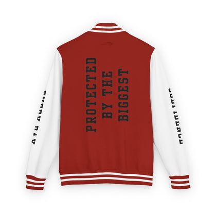 Black Letter Godfidence Every Day Protected By The Biggest Letterman Jacket - Godfidence Every Day G.E.D. Brand