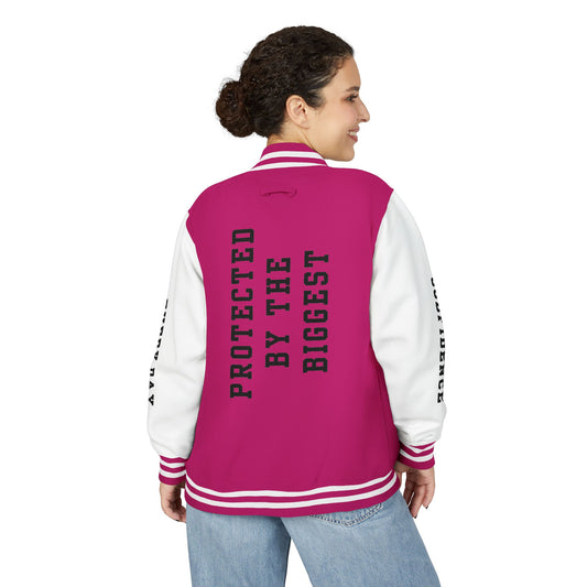 Black Letter Godfidence Every Day Protected By The Biggest Letterman Jacket - Godfidence Every Day G.E.D. Brand