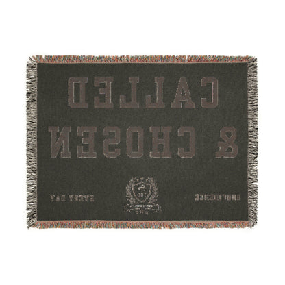 Godfidence Everyday Called & Chosen Woven Blanket - Godfidence Every Day G.E.D. Brand