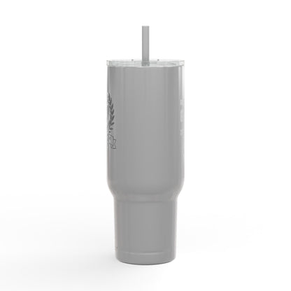 Godfidence Every Day G.E.D logo Engraved 40oz Insulated Tumbler - Godfidence Every Day G.E.D. Brand