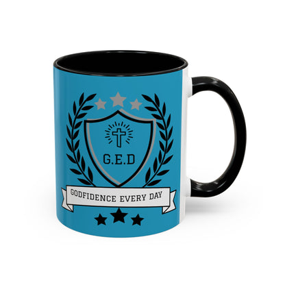 Godfidence Every Day G.E.D Ceramic Mug - Godfidence Every Day G.E.D. Brand
