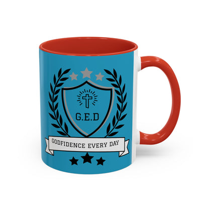 Godfidence Every Day G.E.D Ceramic Mug - Godfidence Every Day G.E.D. Brand