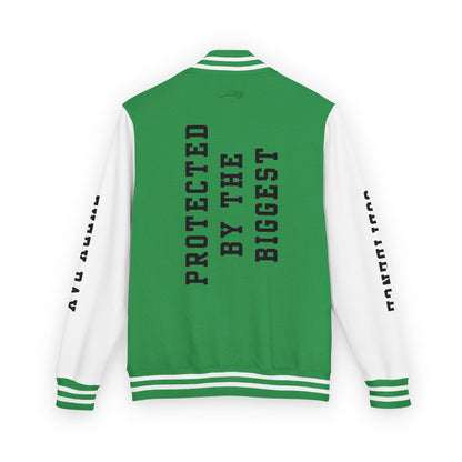 Black Letter Godfidence Every Day Protected By The Biggest Letterman Jacket - Godfidence Every Day G.E.D. Brand