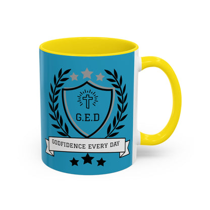 Godfidence Every Day G.E.D Ceramic Mug - Godfidence Every Day G.E.D. Brand