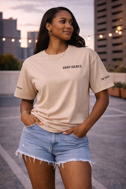 NEW!!! Godfidence Big God Classic tee (Black lettering)