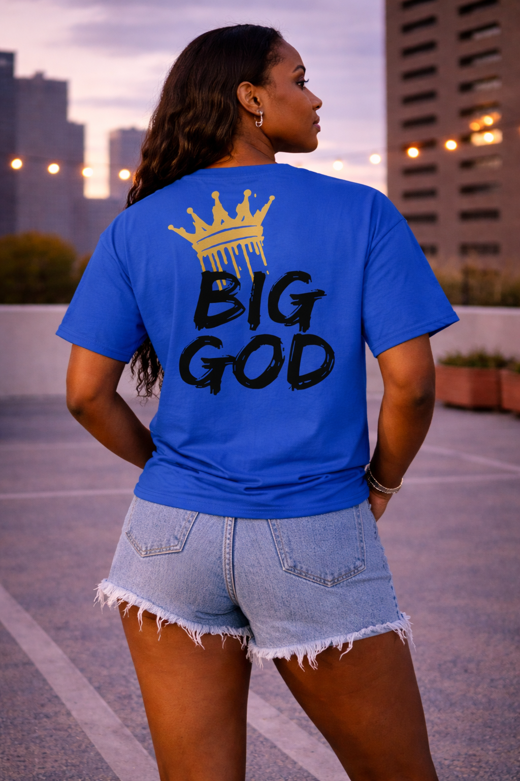 NEW!!! Godfidence Big God Classic tee (Black lettering)
