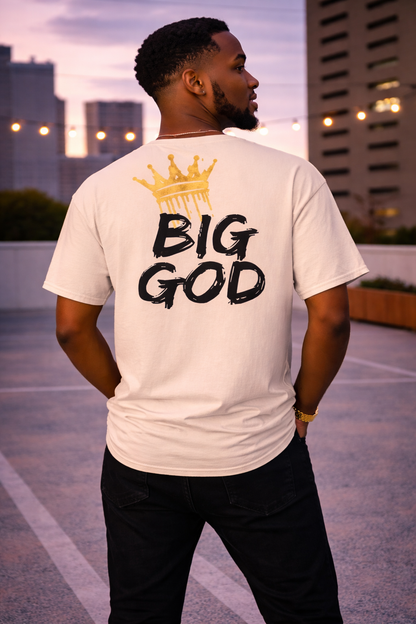 NEW!!! Godfidence Big God Classic tee (Black lettering)