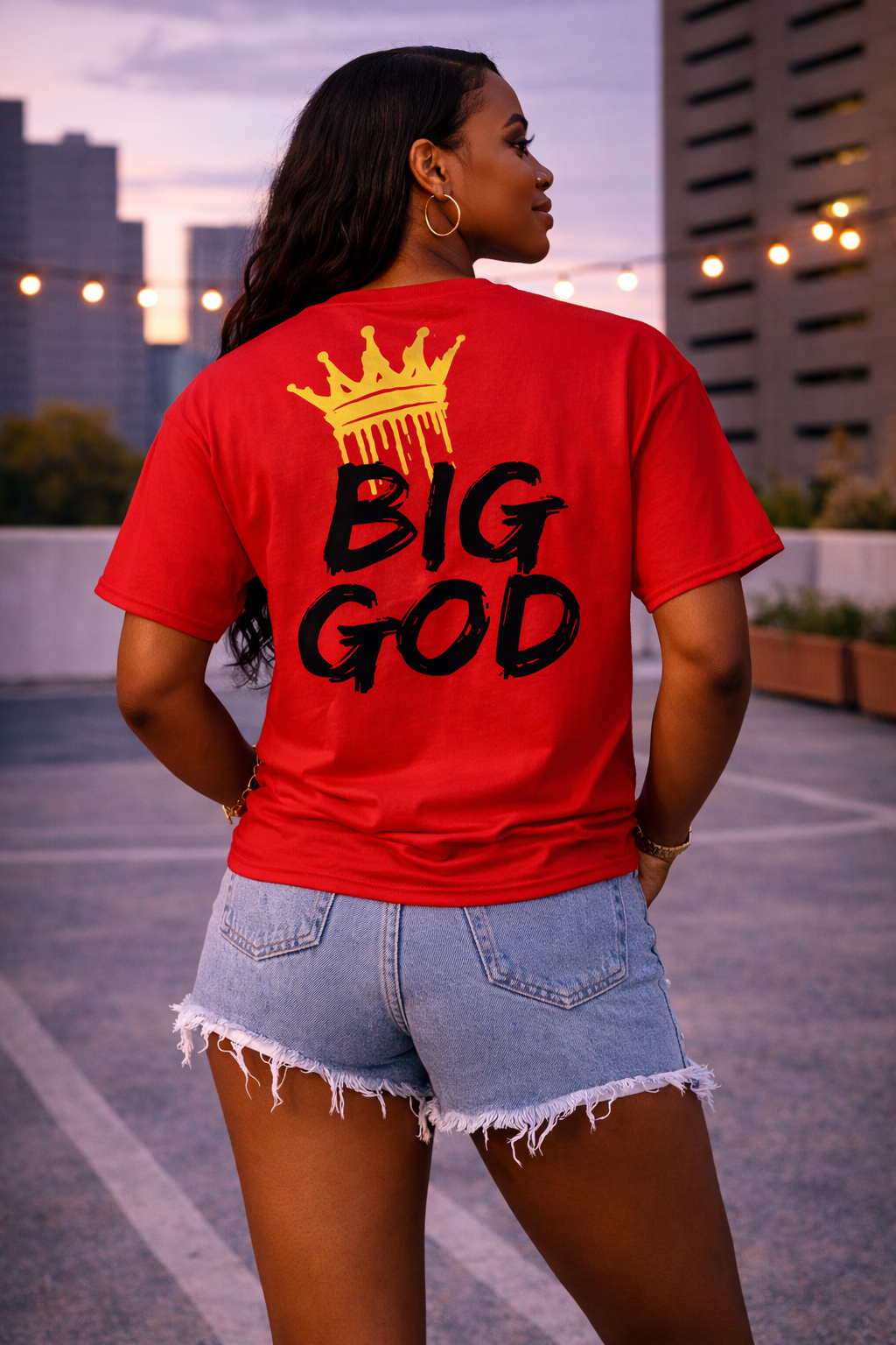 NEW!!! Godfidence Big God Classic tee (Black lettering)