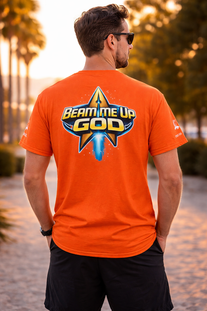 NEW!!! Godfidence Beam Me Up God Classic tee - Godfidence Every Day G.E.D. Brand