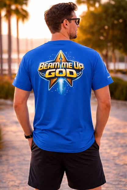 NEW!!! Godfidence Beam Me Up God Classic tee - Godfidence Every Day G.E.D. Brand