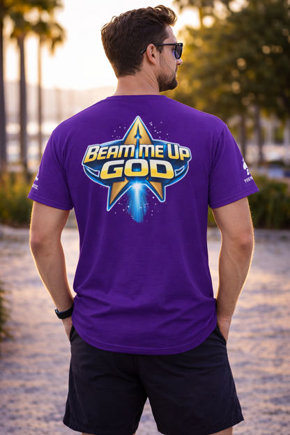 NEW!!! Godfidence Beam Me Up God Classic tee - Godfidence Every Day G.E.D. Brand