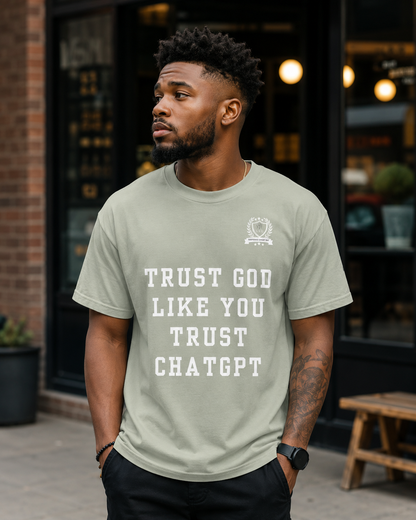 NEW!! Godfidence Front GPT Comfort Colors Tee - Godfidence Every Day G.E.D. Brand