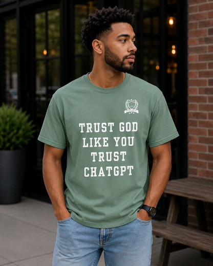 NEW!! Godfidence Front GPT Comfort Colors Tee - Godfidence Every Day G.E.D. Brand