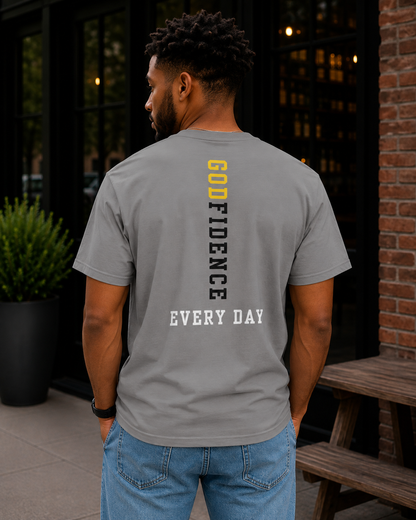 New!!! Godfidence Protected Front Tee - Godfidence Every Day G.E.D. Brand