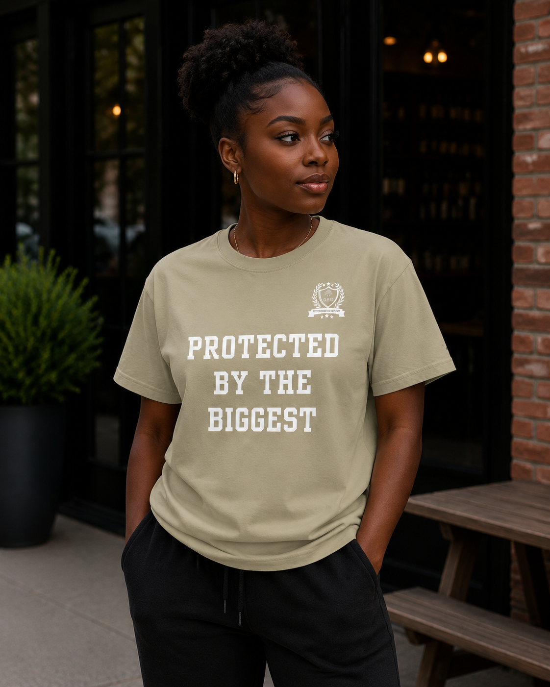 New!!! Godfidence Protected Front Tee - Godfidence Every Day G.E.D. Brand
