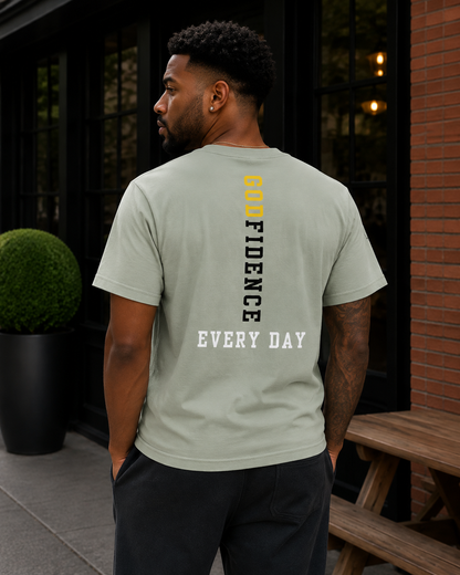 NEW!!! Godfidence Promises Front Tee - Godfidence Every Day G.E.D. Brand