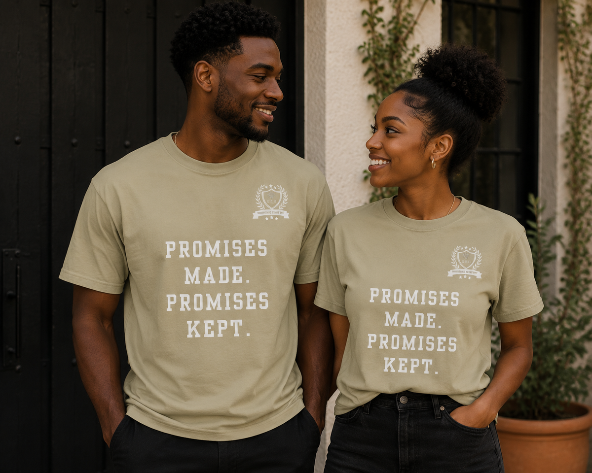 NEW!!! Godfidence Promises Front Tee - Godfidence Every Day G.E.D. Brand