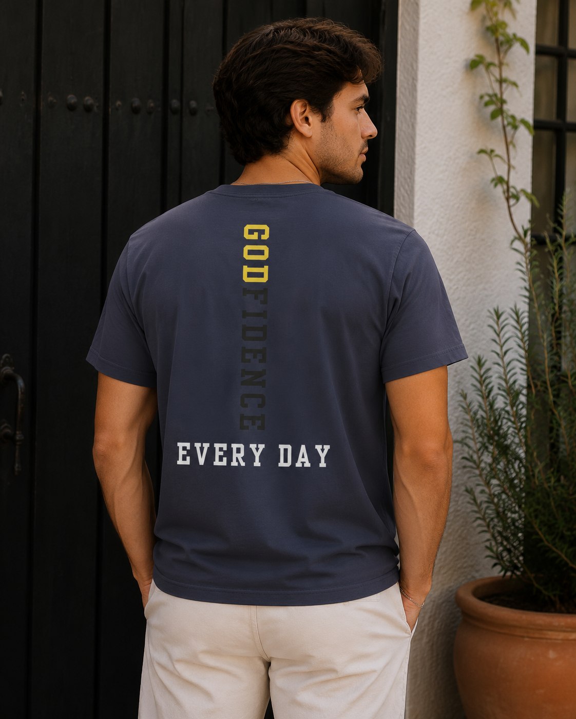 NEW!!! Godfidence Promises Front Tee - Godfidence Every Day G.E.D. Brand