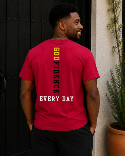 NEW!!! Godfidence Promises Front Tee - Godfidence Every Day G.E.D. Brand