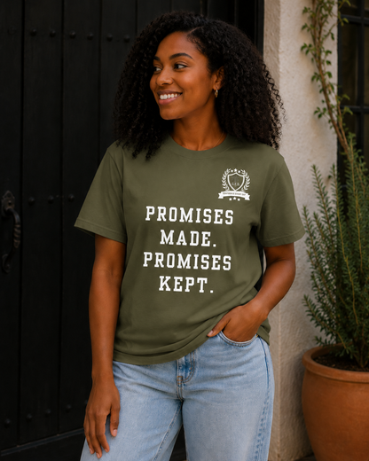 NEW!!! Godfidence Promises Front Tee - Godfidence Every Day G.E.D. Brand