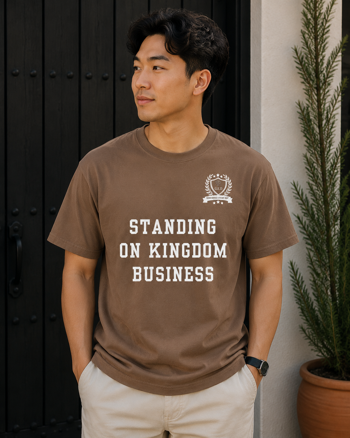 NEW!!! Godfidence Kingdom Front Tee - Godfidence Every Day G.E.D. Brand