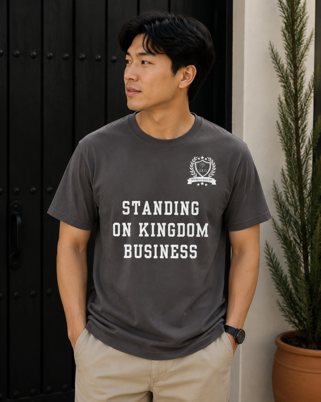 NEW!!! Godfidence Kingdom Front Tee - Godfidence Every Day G.E.D. Brand