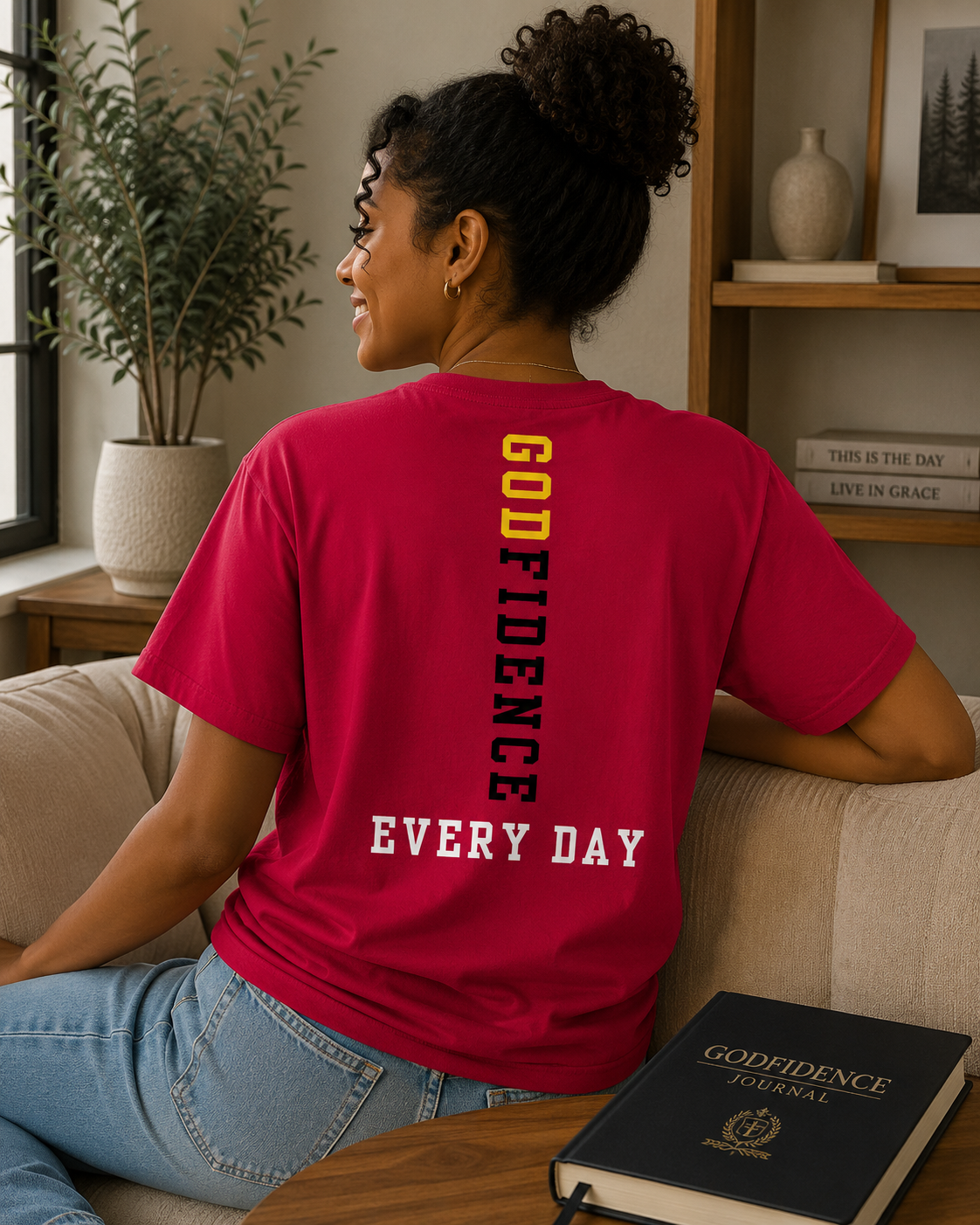 NEW!!! Godfidence Kingdom Front Tee - Godfidence Every Day G.E.D. Brand
