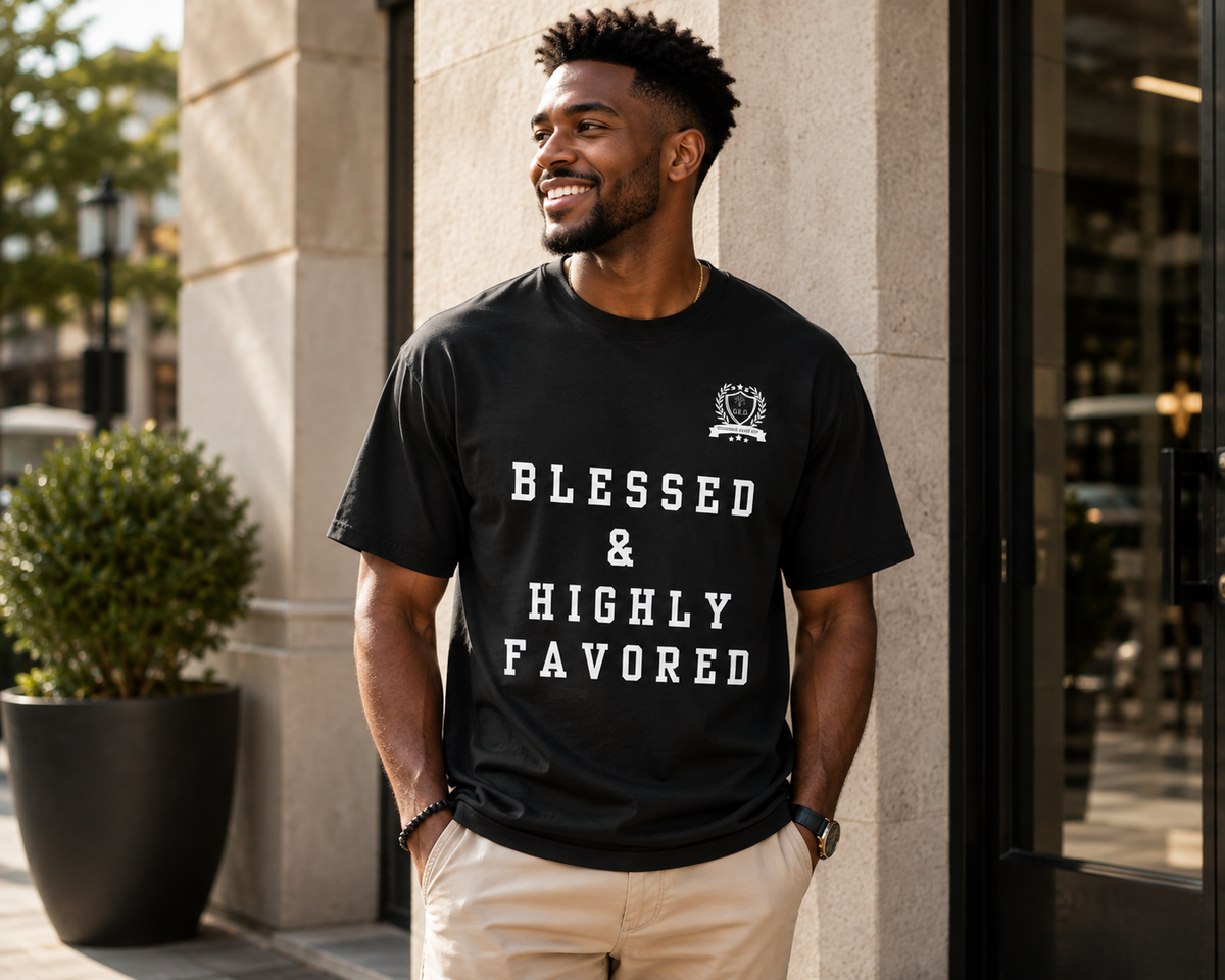 NEW!!! Godfidence Blessed Front Tee - Godfidence Every Day G.E.D. Brand