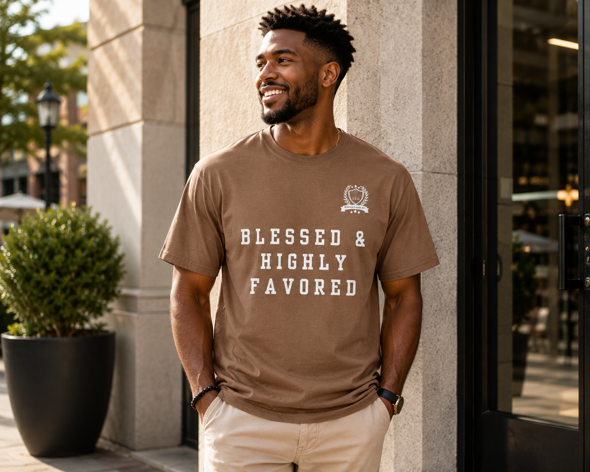 NEW!!! Godfidence Blessed Front Tee - Godfidence Every Day G.E.D. Brand