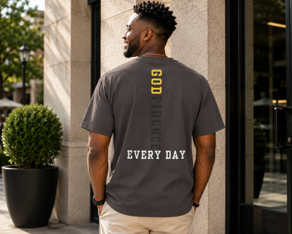 NEW!!! Godfidence Blessed Front Tee - Godfidence Every Day G.E.D. Brand