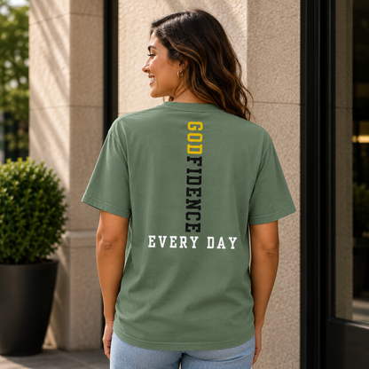 NEW!!! Godfidence Blessed Front Tee - Godfidence Every Day G.E.D. Brand