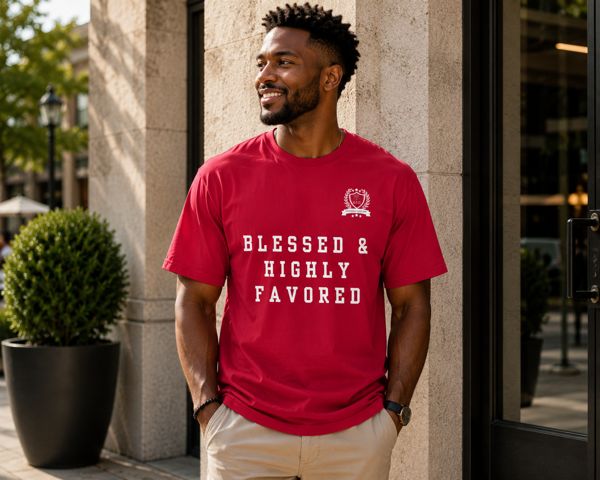 NEW!!! Godfidence Blessed Front Tee - Godfidence Every Day G.E.D. Brand
