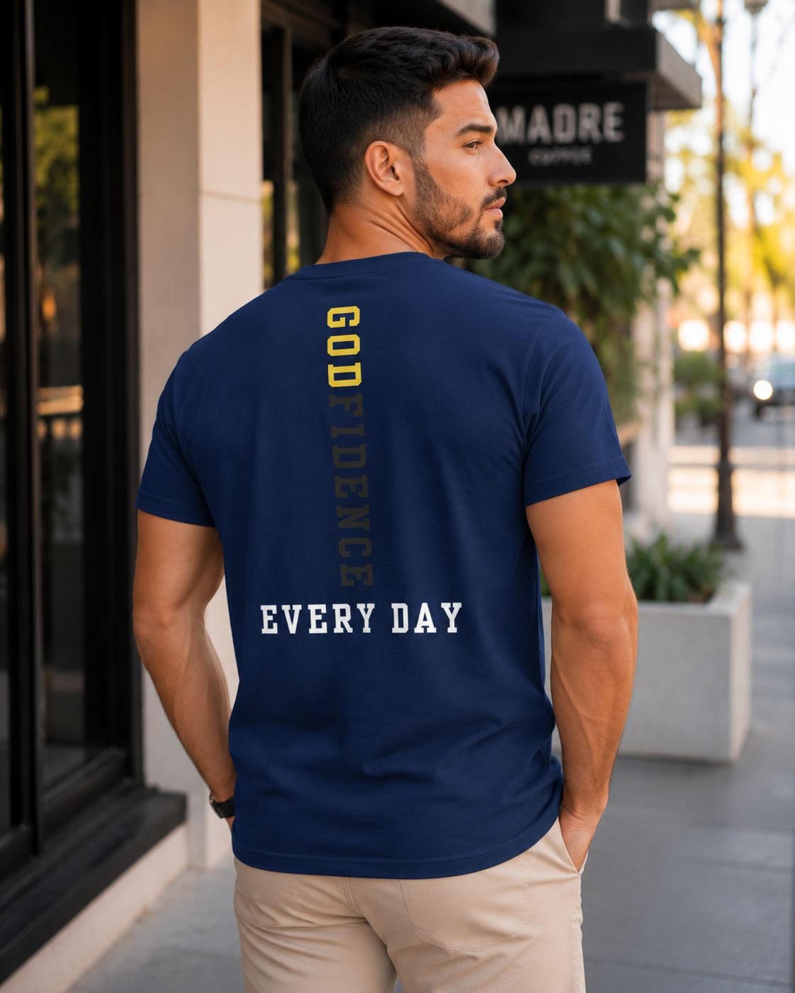NEW!!! Godfidence Blessed Front Tee - Godfidence Every Day G.E.D. Brand