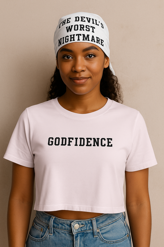 The Devil's Worst Nightmare All-over print bandana - Godfidence Every Day G.E.D. Brand