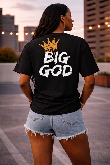 NEW!!! Godfidence Big God Classic tee (White lettering)