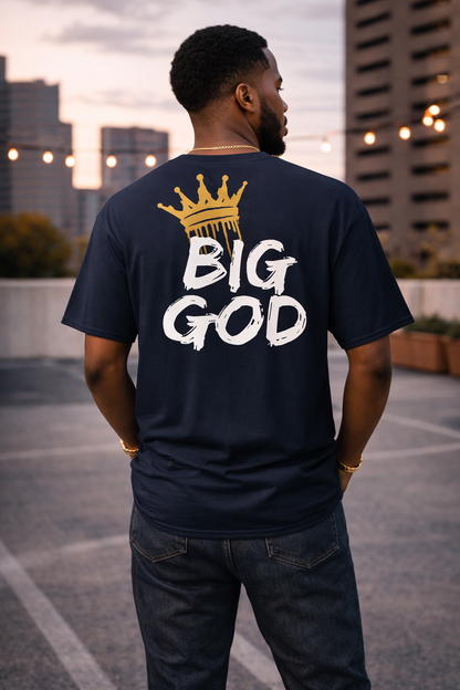 NEW!!! Godfidence Big God Classic tee (White lettering)