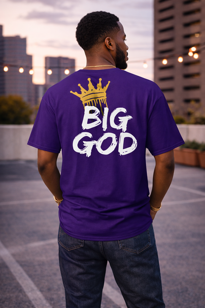 NEW!!! Godfidence Big God Classic tee (White lettering)