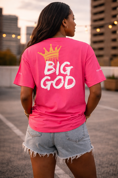 NEW!!! Godfidence Big God Classic tee (White lettering)