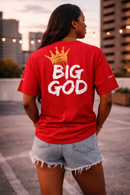 NEW!!! Godfidence Big God Classic tee (White lettering)