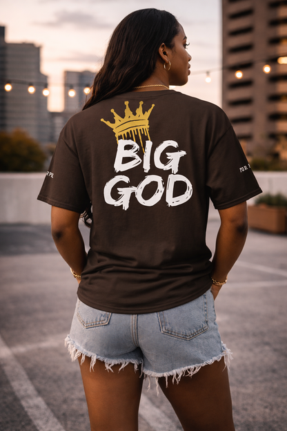 NEW!!! Godfidence Big God Classic tee (White lettering)