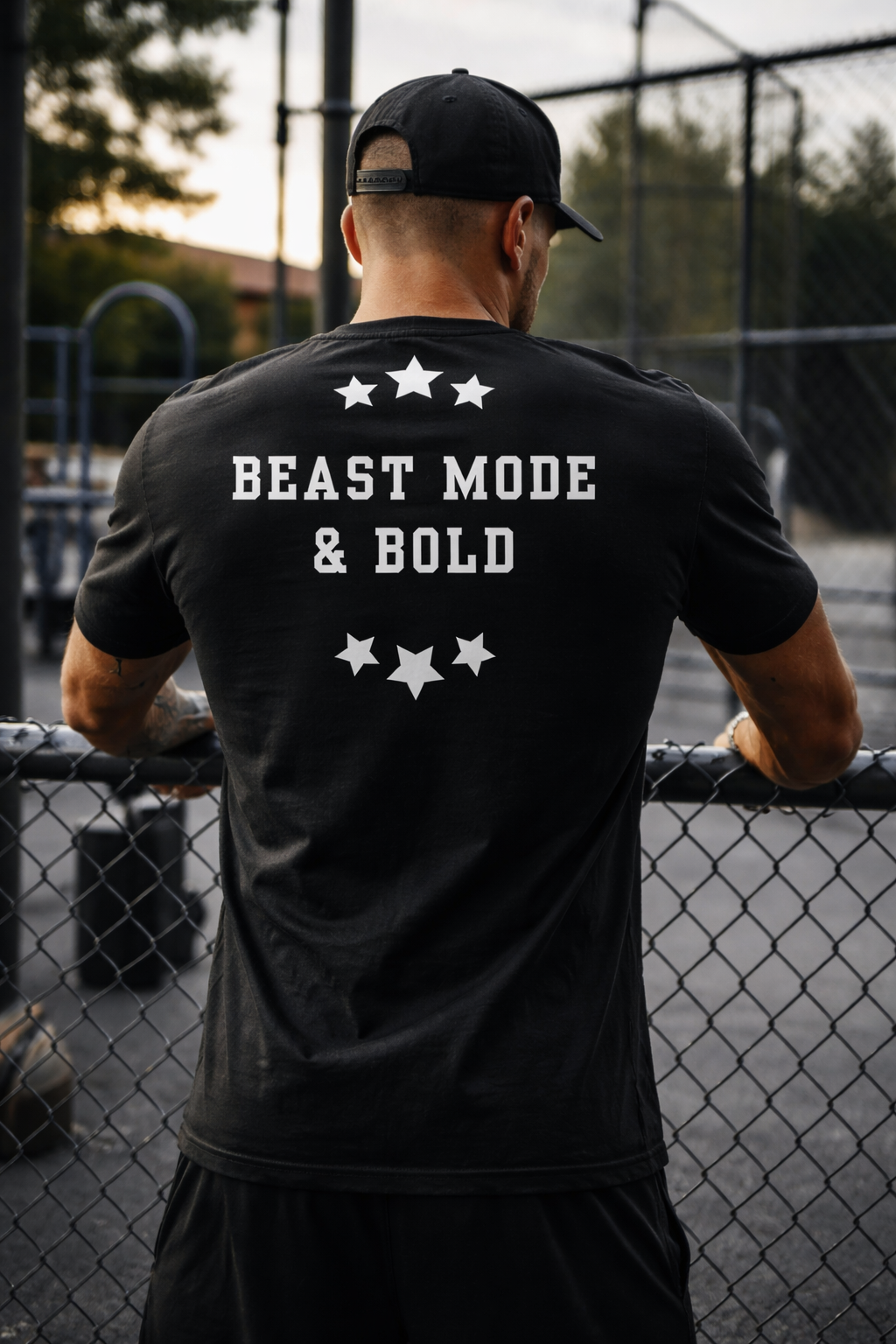 NEW!!! Godfidence Beast Mode Stars Classic Tee - Godfidence Every Day G.E.D. Brand